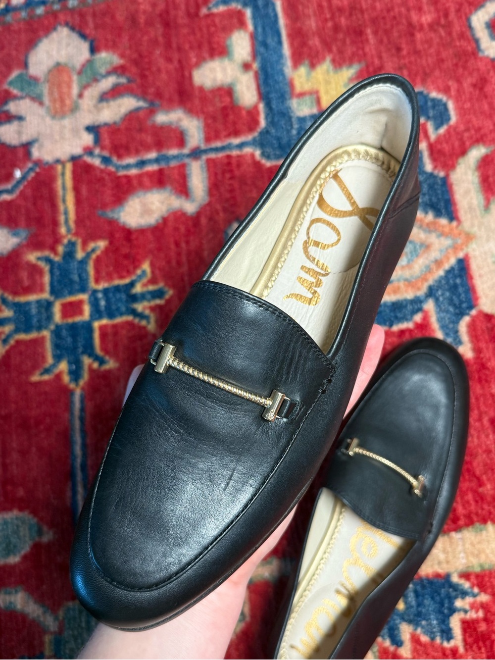 NWOT Sam Edelman Lior Black Leather Loafers | 6.5 - Picture 9 of 16